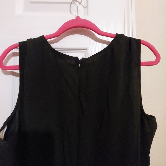 Simply Vera Wang black and white jumpsuit large - Picture 6 of 6